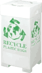 recycle bin, plastic bottles, glass, paper recycle bins, corrugated plastic clear reccycle bins